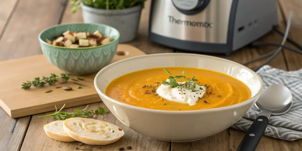 Soupe potiron Thermomix recette