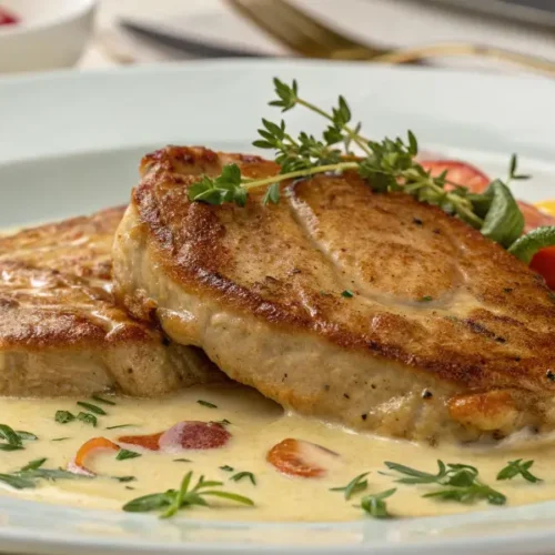 Escalopes de Veau Sauce Savoyarde