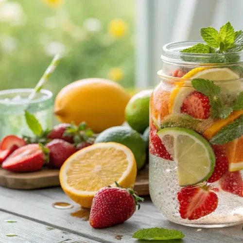 Eau aromatisée recette