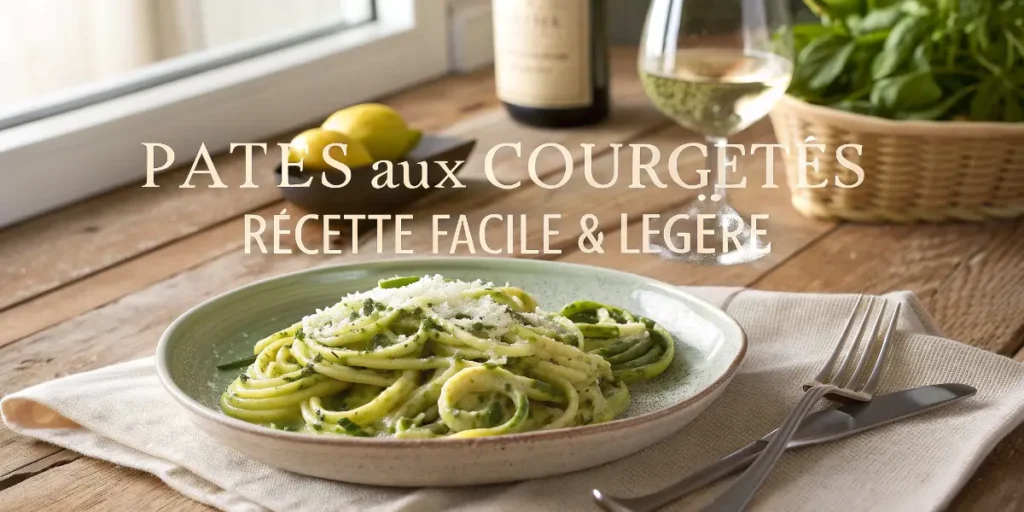 Pâte Courgette Recette