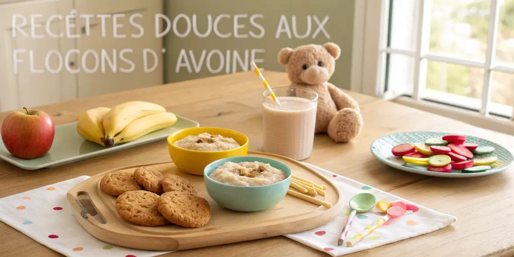 Recettes Douces aux Flocons d’Avoine pour les Petits et le Goûter