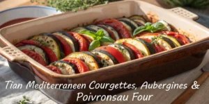Tian Méditerranéen : Courgettes, Aubergines et Poivrons au Four