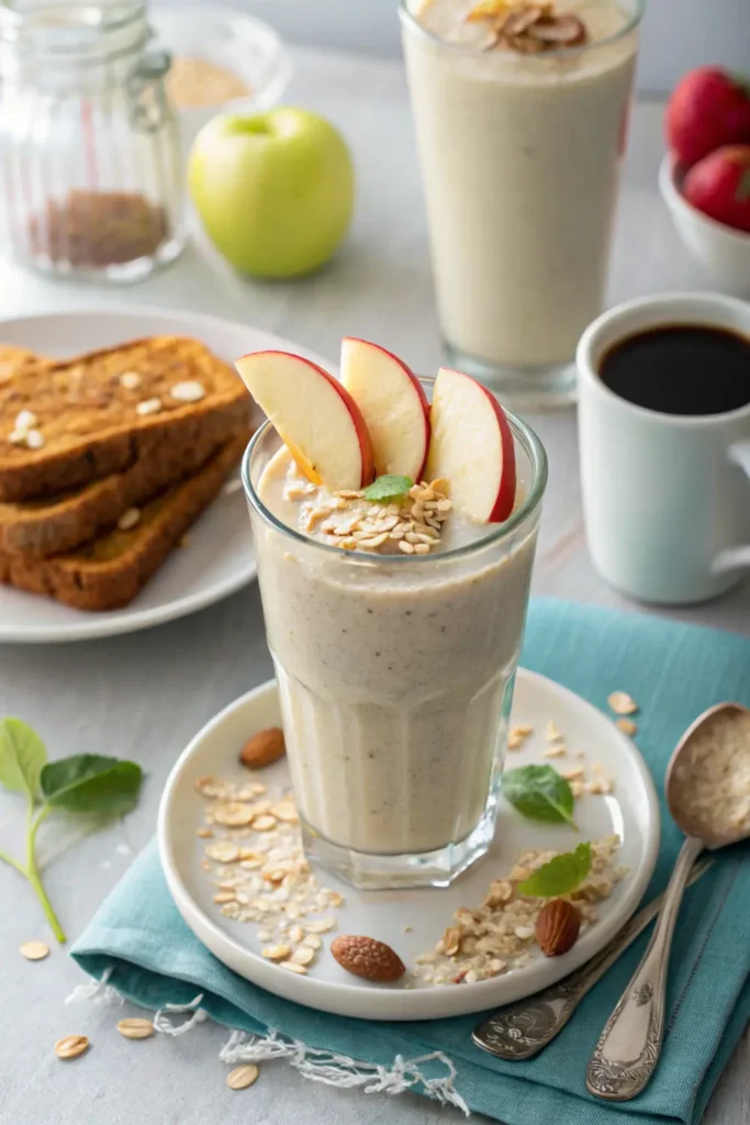  Smoothie onctueux avoine-pomme