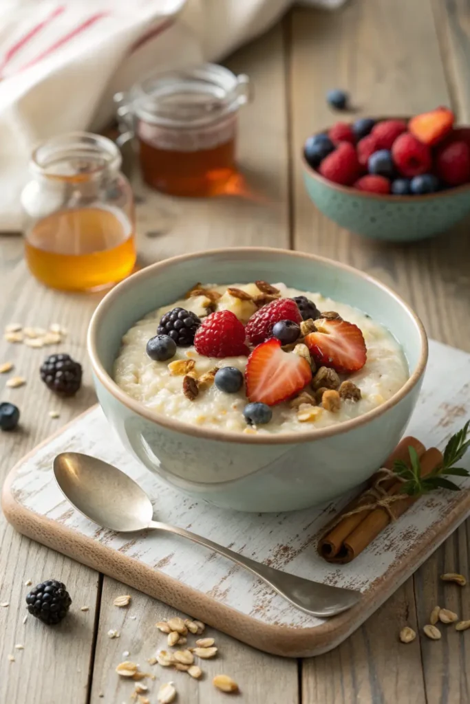 Porridge au lait & yaourt grec