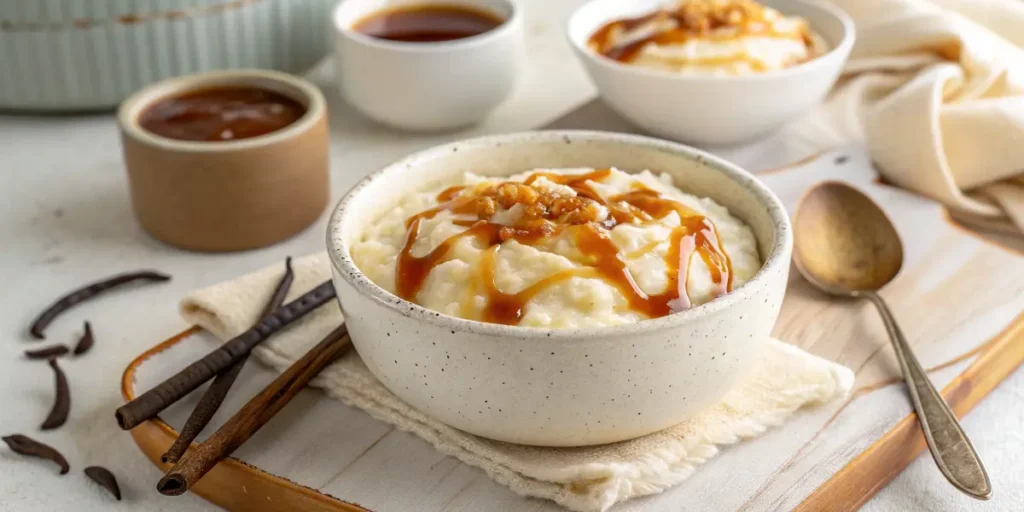 Riz au Lait au Caramel et Vanille