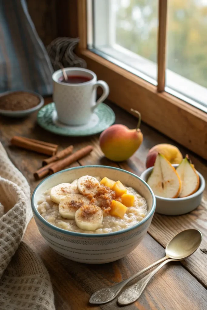 Porridge crémeux aux fruits doux