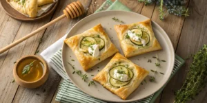 Feuilletés Courgettes & Chèvre Miel