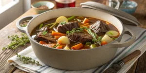 Pot-au-feu traditionnel à la joue de bœuf