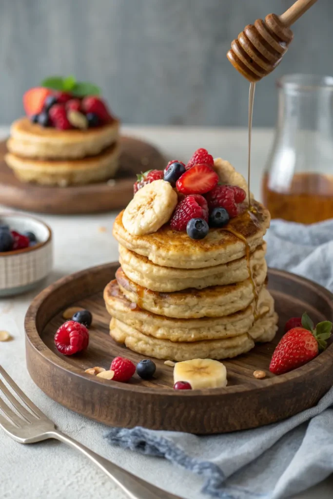 Pancakes vegan aux flocons d’avoine