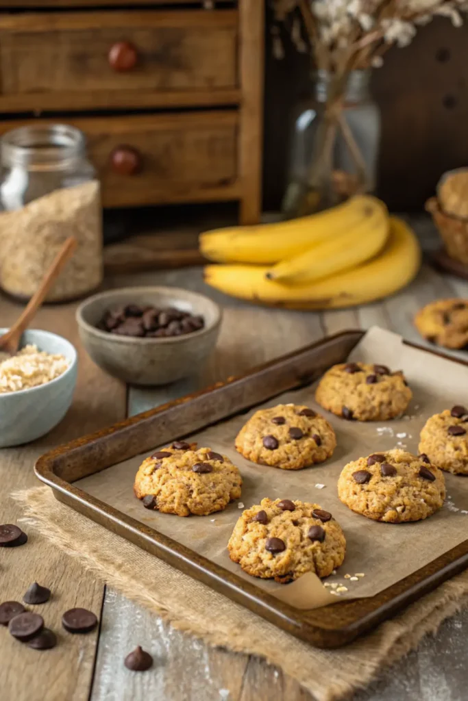  Biscuits moelleux banane-avoine