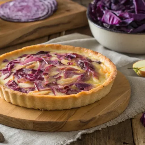 Tarte au Chou Rouge