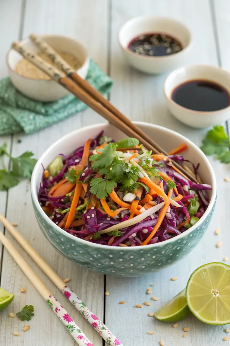 Recette Salade de Chou Rouge Asiatique