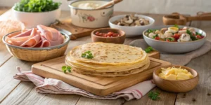Recettes de crêpes salées : jambon, fromage, poulet et versions farcies