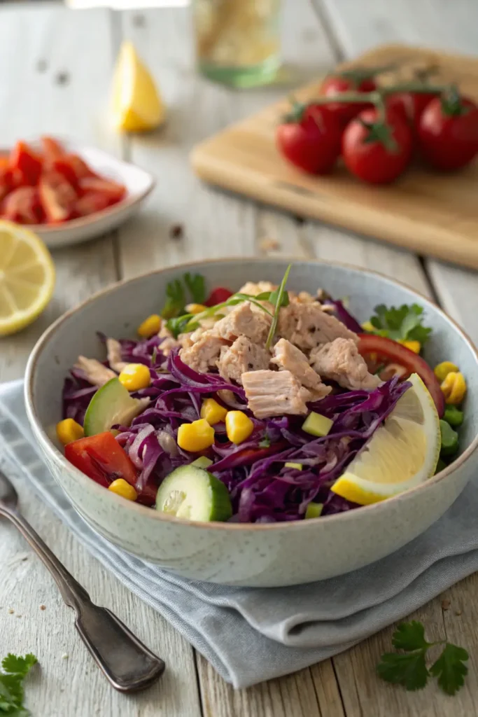 Recette Salade de Chou Rouge au Thon