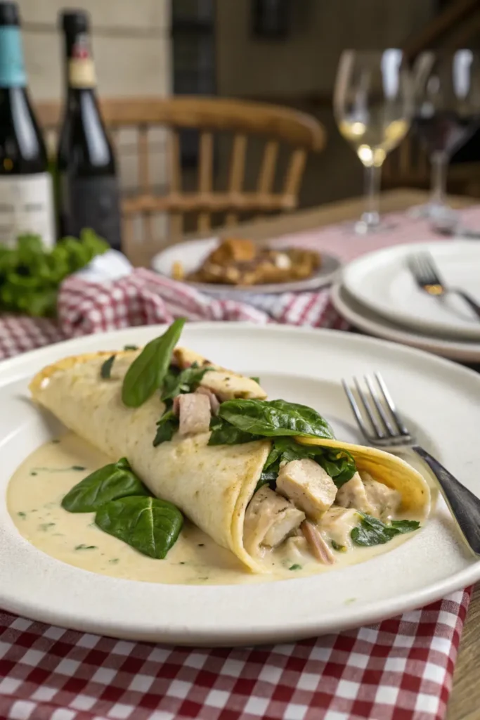Crêpes au poulet