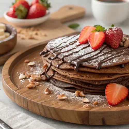 Recette de crêpes au chocolat