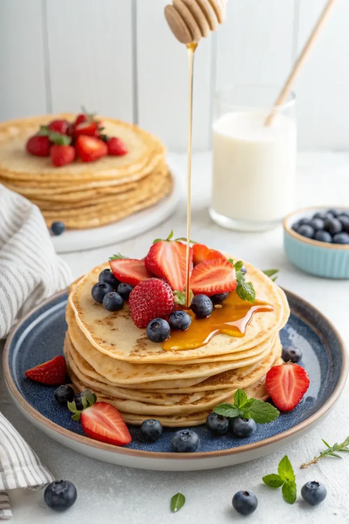crêpes sucrées sans œufs