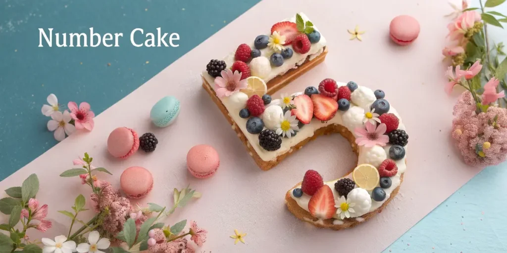 Number Cake Recette Facile au Mascarpone et Biscuit Joconde