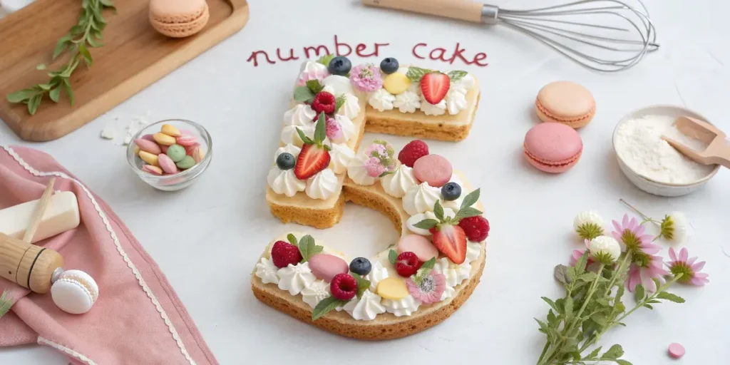 Number Cake Recette Facile Génoise Moelleuse et Gourmande