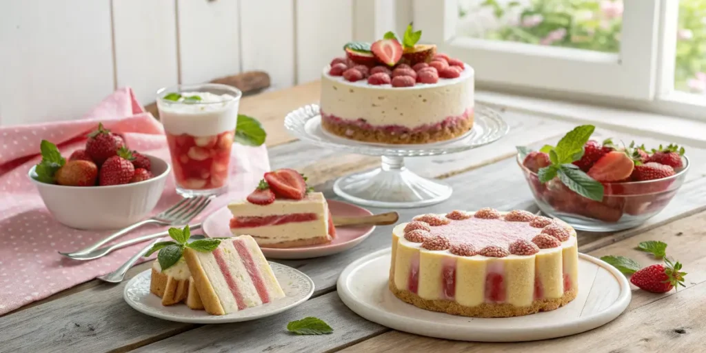 Desserts Gourmands à la Rhubarbe