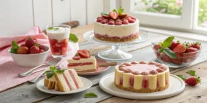 Desserts Gourmands à la Rhubarbe