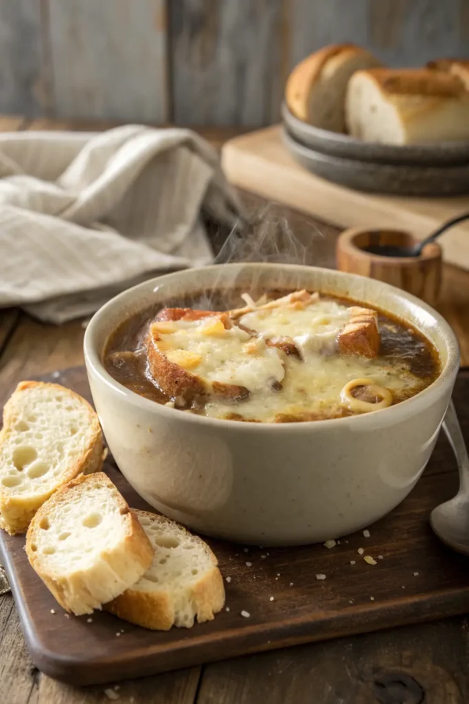 Soupe à l’Oignon Gratinee