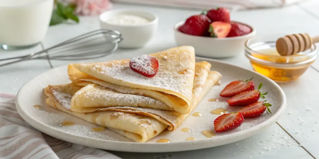 Recette de crêpes au yaourt