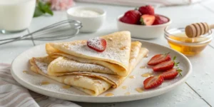 Recette de crêpes au yaourt