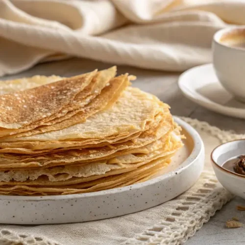 Recette de crêpes dentelles