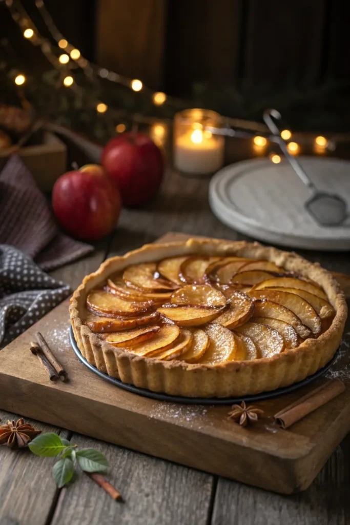 Tarte aux Pommes Normande
