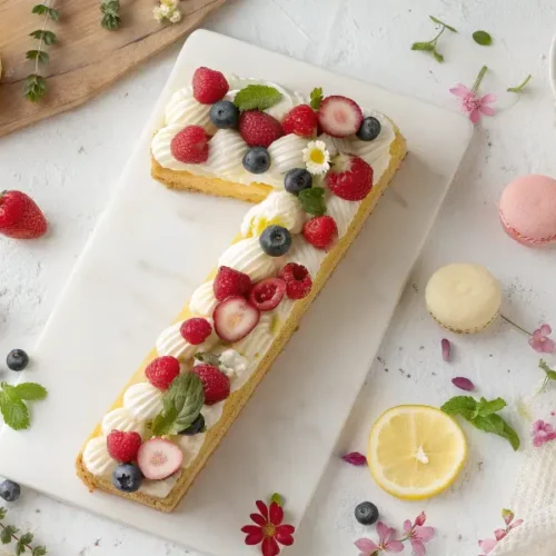 Number Cake Recette Facile au Citron