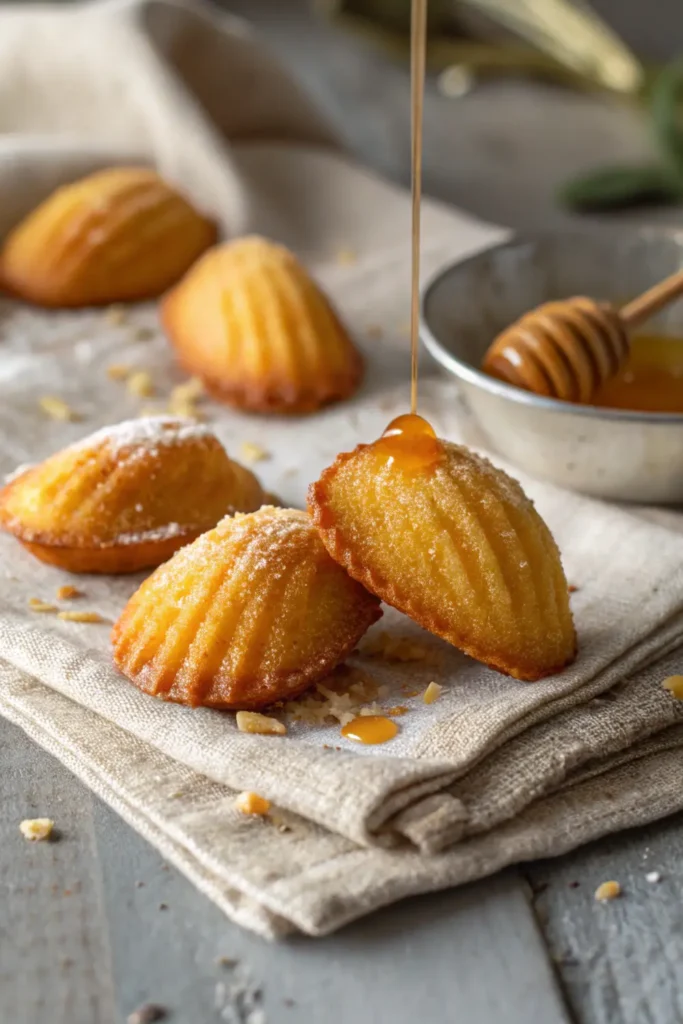 Madeleines au Miel et Zeste d’Orange