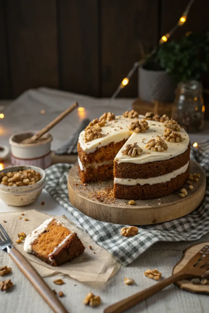 Gâteau aux Carottes et Noix