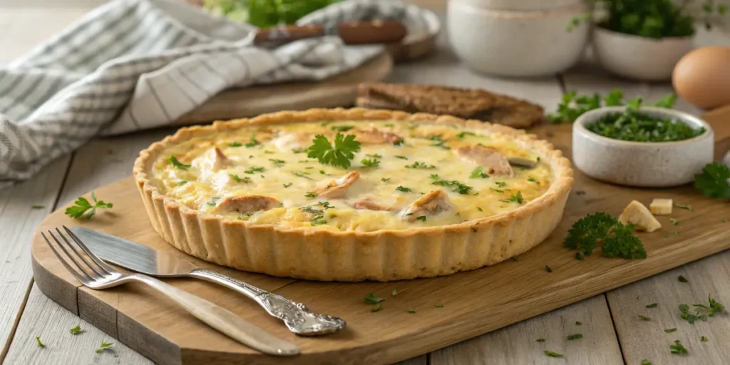 Quiche au Poulet et Quiche à la Viande Hachée