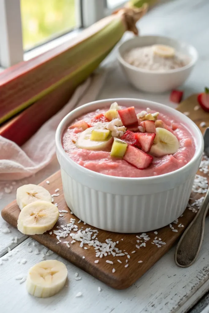 Compote de Rhubarbe et Banane