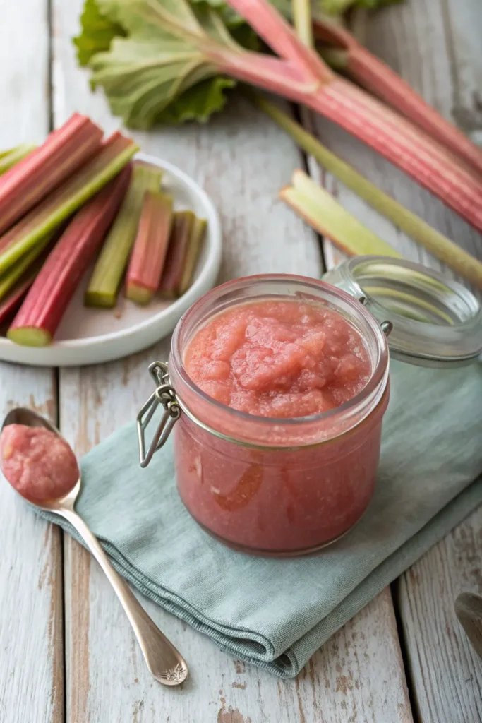Compote de Rhubarbe Nature