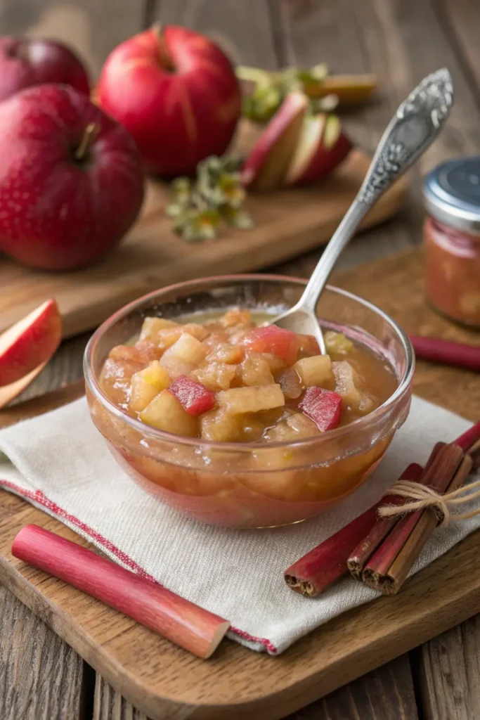 Compote de Rhubarbe et Pomme
