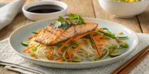 Recette de Vermicelle de Riz au Saumon