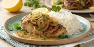 Recette de cuisine senegalaise Yassa : Poulet Savoureux