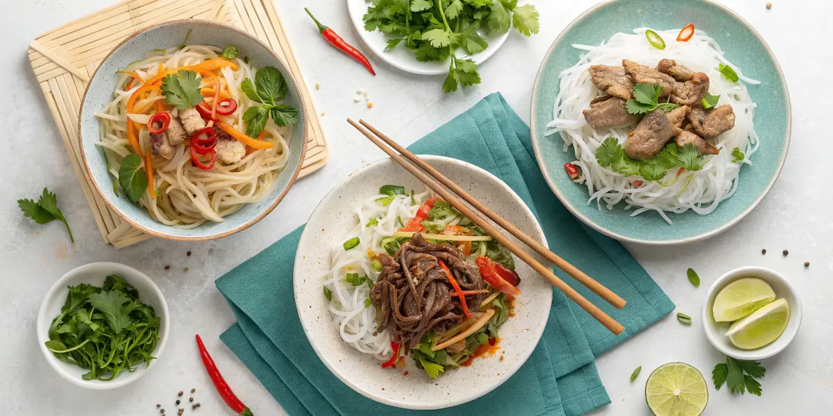 Vermicelle de Riz : Recettes Savoureuses Poulet, Boeuf, Porc