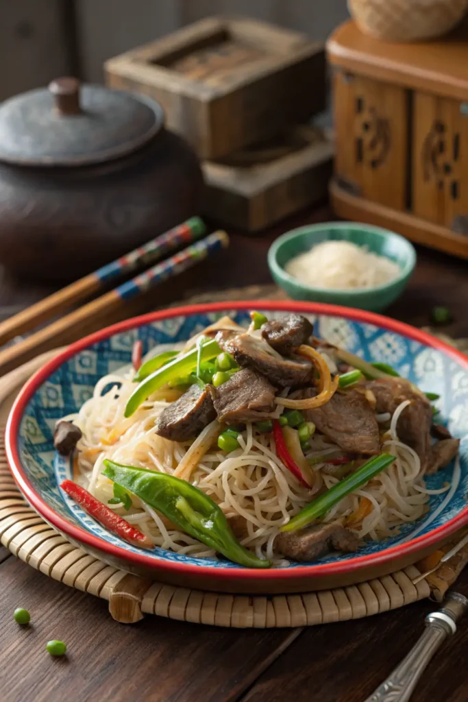 Vermicelle de Riz au Bœuf