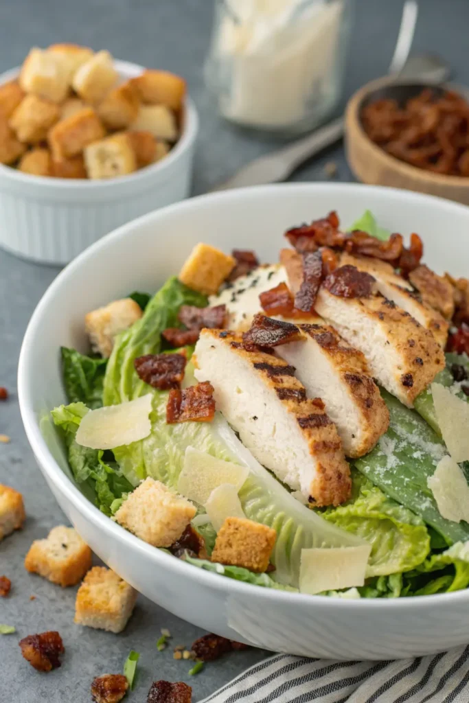 Salade César Poulet Bacon