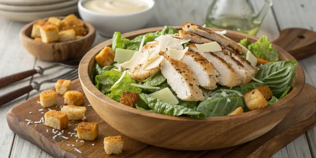 Salade César Poulet Gastronomique : Saveurs de Restaurant à la Maison