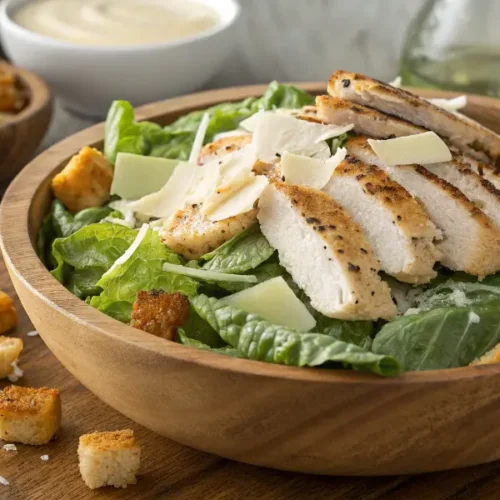 Salade César Poulet Gastronomique : Saveurs de Restaurant à la Maison