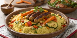 Recette Couscous Marocain Authentique (Poulet & Merguez)