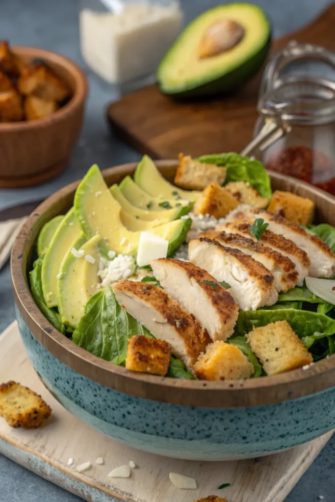 Salade César Poulet Avocat