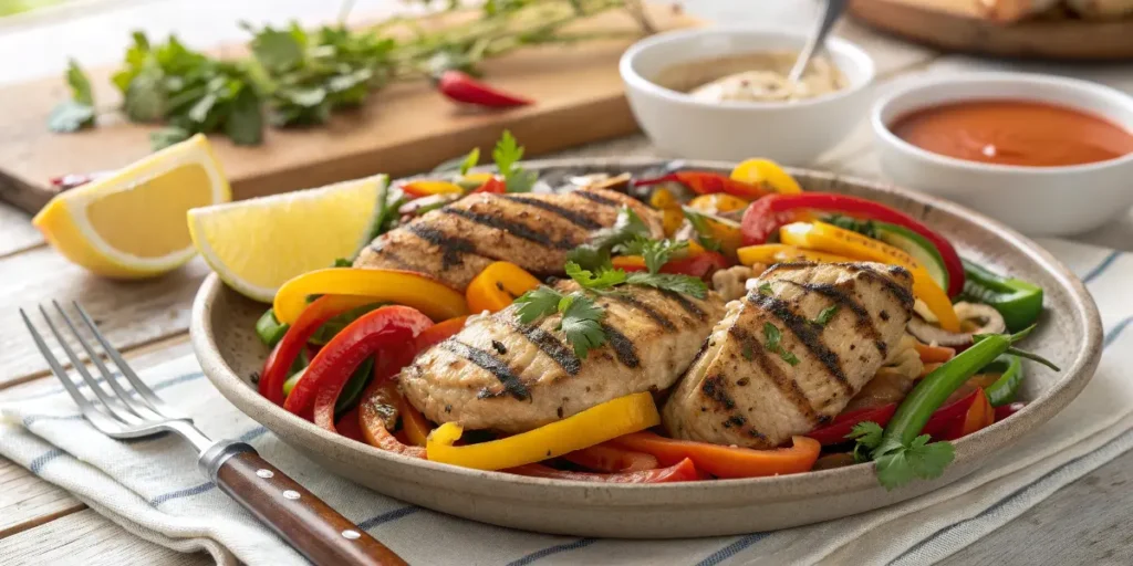 Recette de cuisine sénégalaise : Poulet Grillé et Poivrons