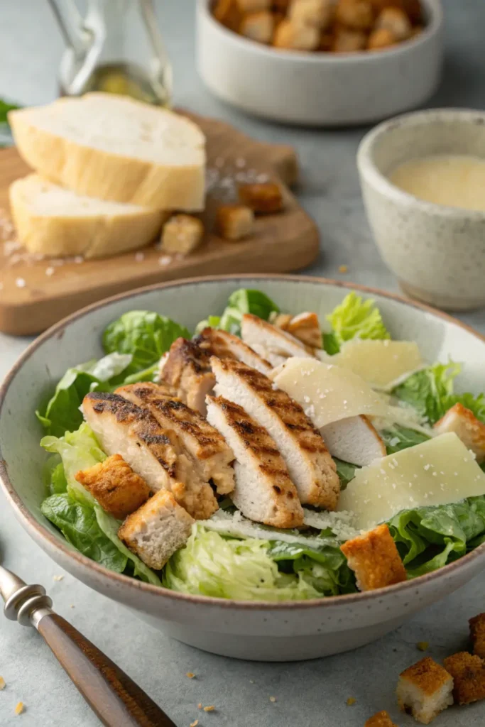 Salade César Poulet Anchois