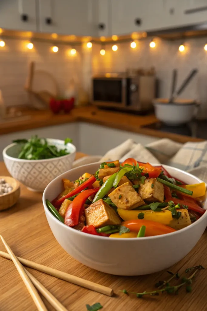 Poêlée de Légumes et Tofu au Cookeo