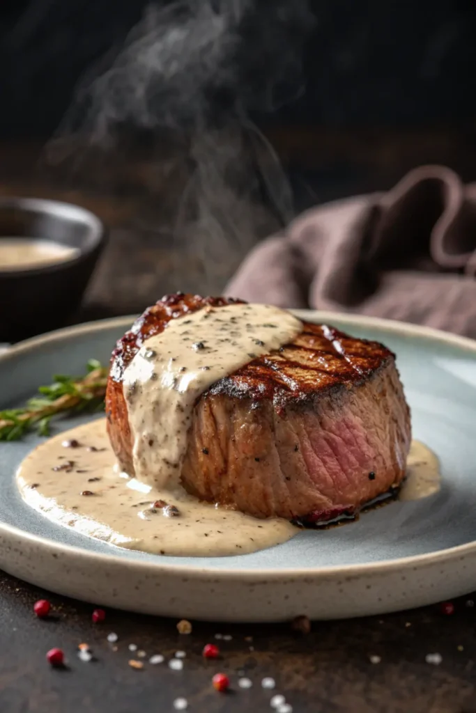  Filet de bœuf sauce au poivre